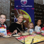 Sarah Michelle Gellar joins Swiffer as program ambassador at its "Yes to the Mess" event, Wednesday, Feb. 3, 2016, in New York, where kids were encouraged to take part in messy activities, such as cookie decorating, because with Swiffer you can get a thorough clean in minutes. (Photo by Diane Bondareff/Invision for Swiffer/AP Images)