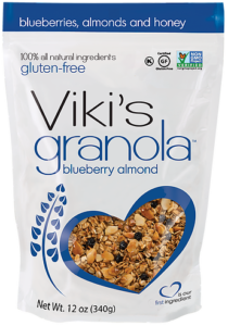 Viki's blueberry almond product