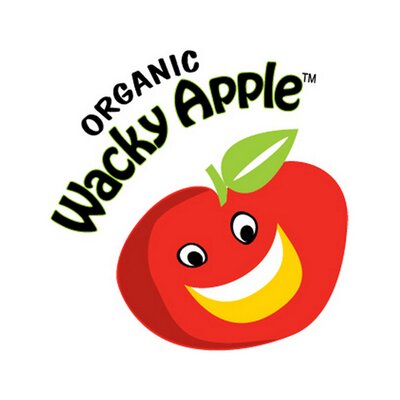 Wacky apple logo