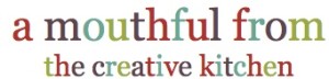 a mouthful from the creative kitchen logo