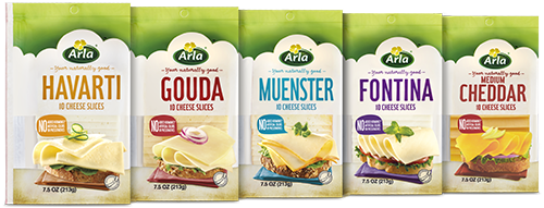 arla sliced cheese