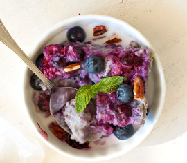 Baked Oatmeal with Harvest Fruits