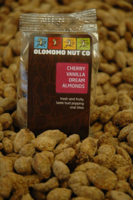 Olomomo Cherry Vanilla Almonds 20-Jun-14